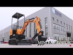 A casa Hightop de Mini Excavator EPA/EURO 5 da esteira rolante de HT10B 1000kg usa o escavador pequeno