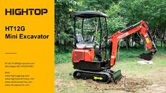 HT12G 1.2 Ton Mini Excavator: Full Hydraulic Control & Pilot Operation Demo