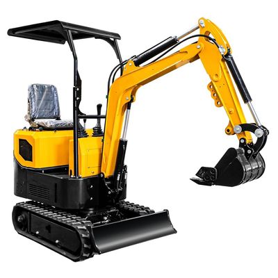 Poder super 1 Ton Mini Excavator Saving Energy Compact Digger Machine pequeno