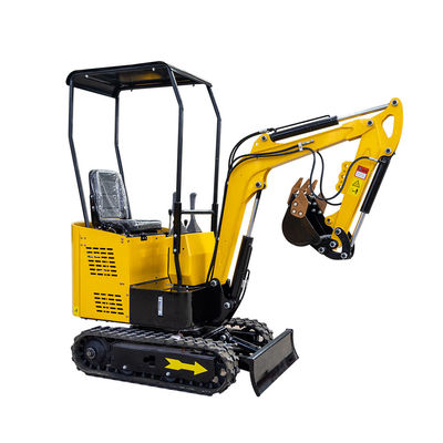 Motor EPA 1200kg Máquina de mini-excavadora de alto nível Três cilindros resfriados a água