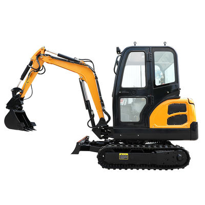 2000kg Hightop Mini Hydraulic Excavator Small Digger com Front Window Open Close