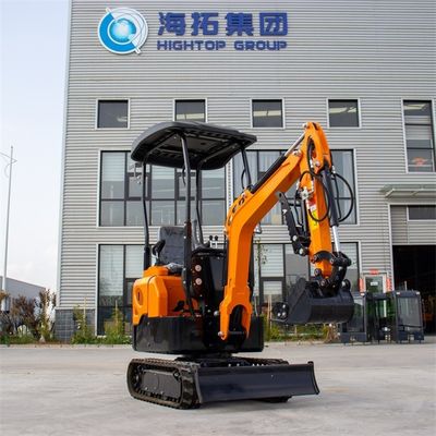 Escavador HT10G do estojo compacto de Mini Crawler Excavator Saving Energy do poder super