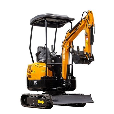 Estojo compacto Hightop Mini Digger do motor 1300kg Mini Excavator HT13 do CE EURO5