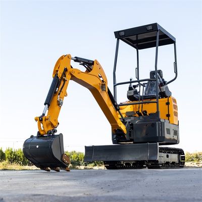 Ht22 2200kg Compacto Excavadora Hidráulica Excavadora Paisagismo Com 1050mm largura superior