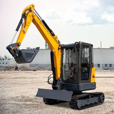 Truly Tailless 3500kg Excavator hidráulico 30,4KN Força de escavação de balde para qualquer terreno