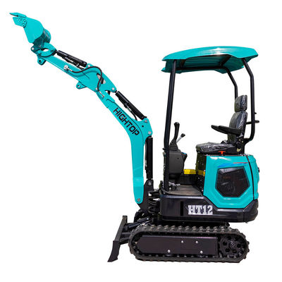 Excavadora HT12 Mini com motor de 7 kW e peso operacional de 1200 kg