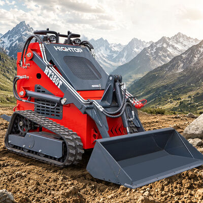 Mini Carregadeira HT380T para Operações Compactas Multifuncionais